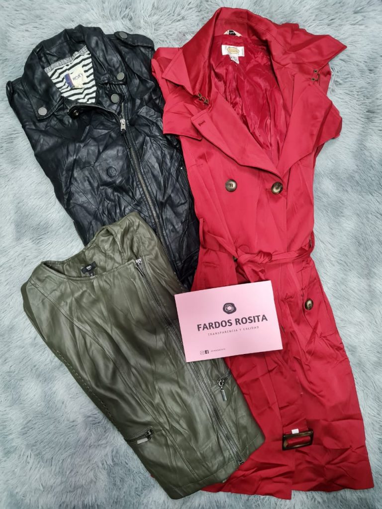 Fardos chaquetas invierno mujer PREMIUM - Ropa usada Fardos Rosita